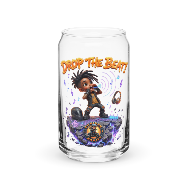 Kofi Drop The Beat 16oz Can Glass