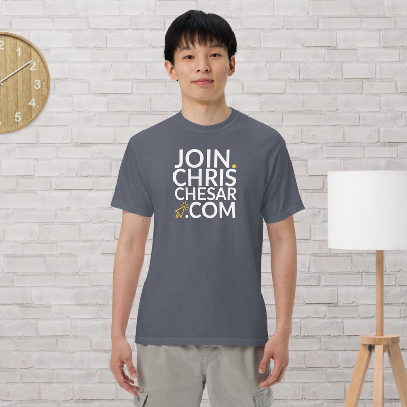 Join.ChrisChesar.com – XL, Denim