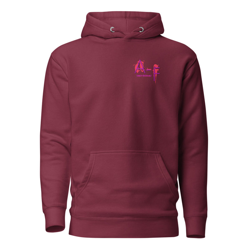 Womens Maroon CT Hoodie
