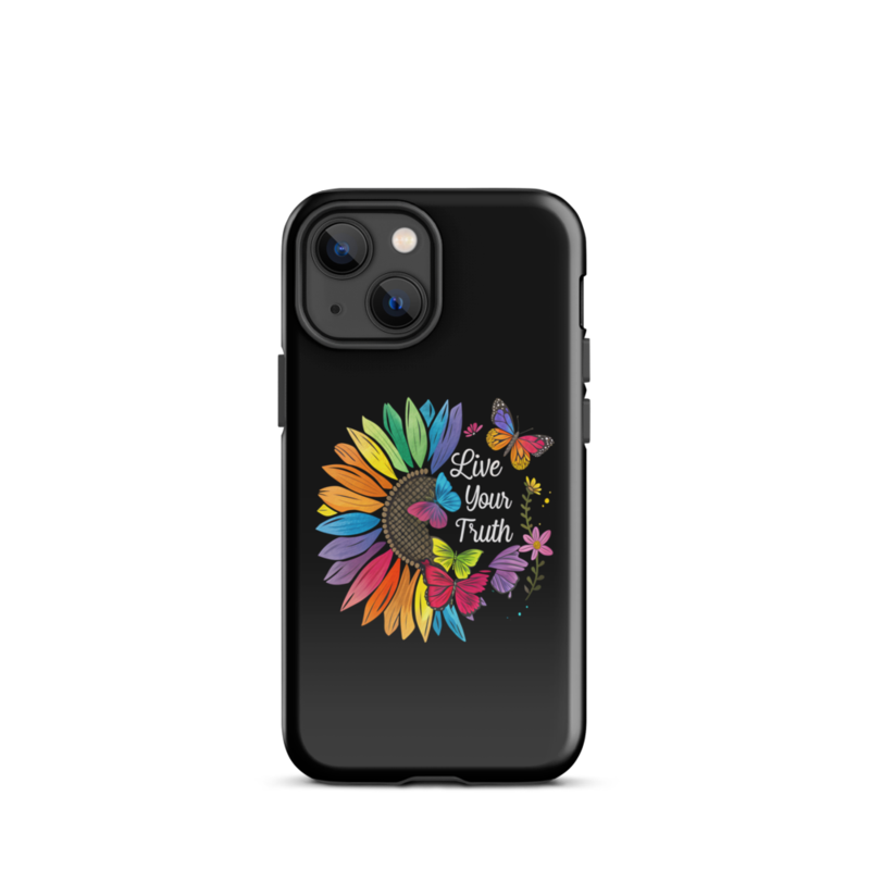 Live Your Truth Tough Case for iPhone® – iPhone 13 mini, Glossy