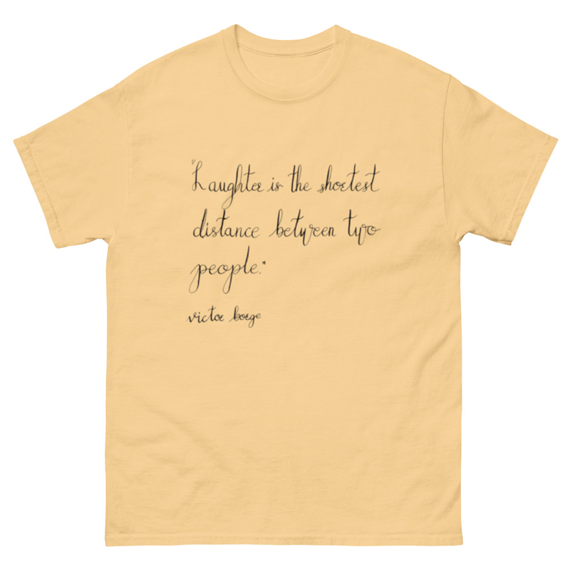 Victor Borge - "Laughter is the shortest distance between two people," – S, Yellow Haze