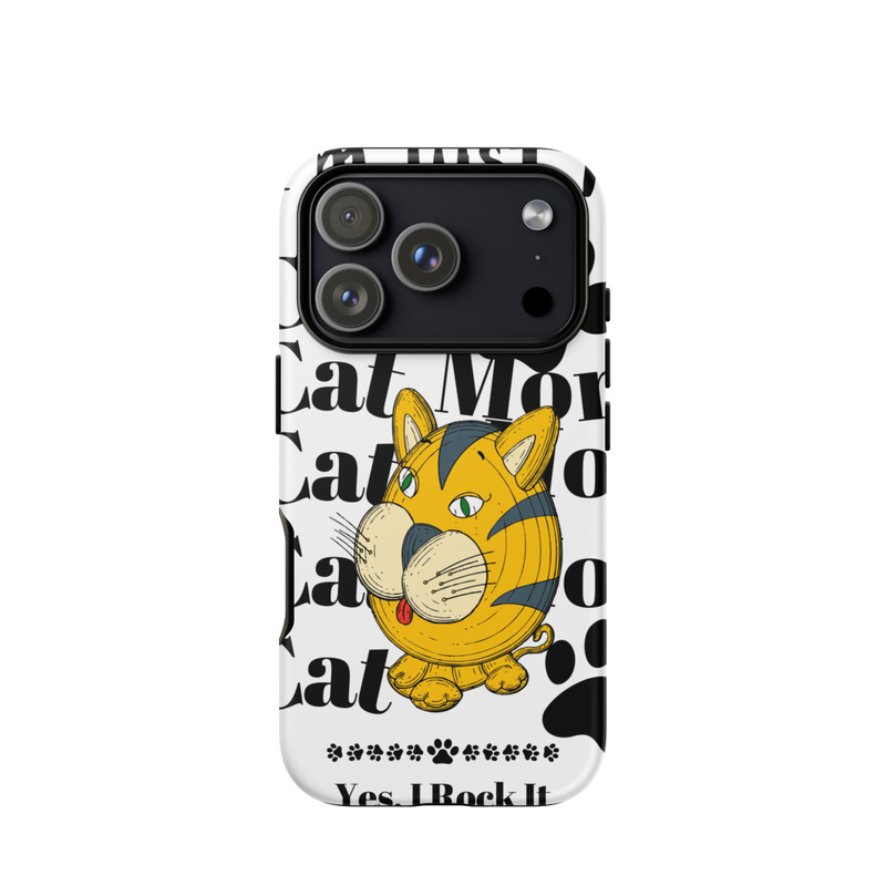 Tough Case for iPhone®: Just A Cat Mom – iPhone 17 Pro, Matte