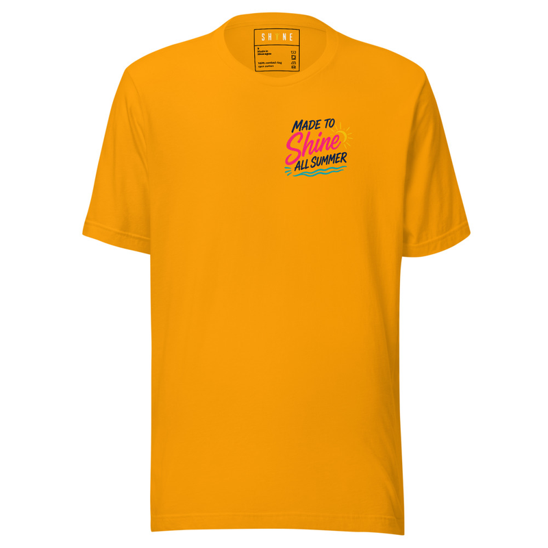 Made to SHINE T-shirt – L, Gold