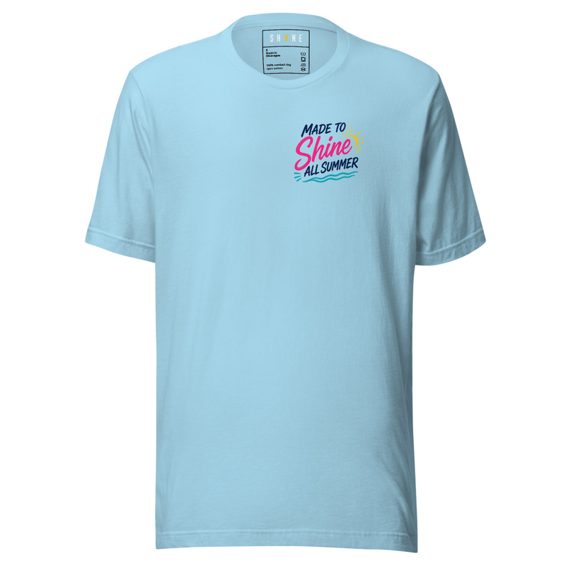 Made to SHINE T-shirt – XL, Ocean Blue