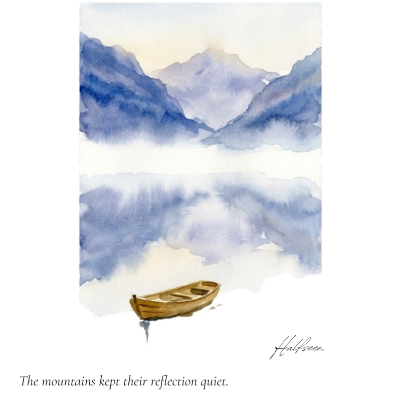 the Silent Lake — illustrationBack