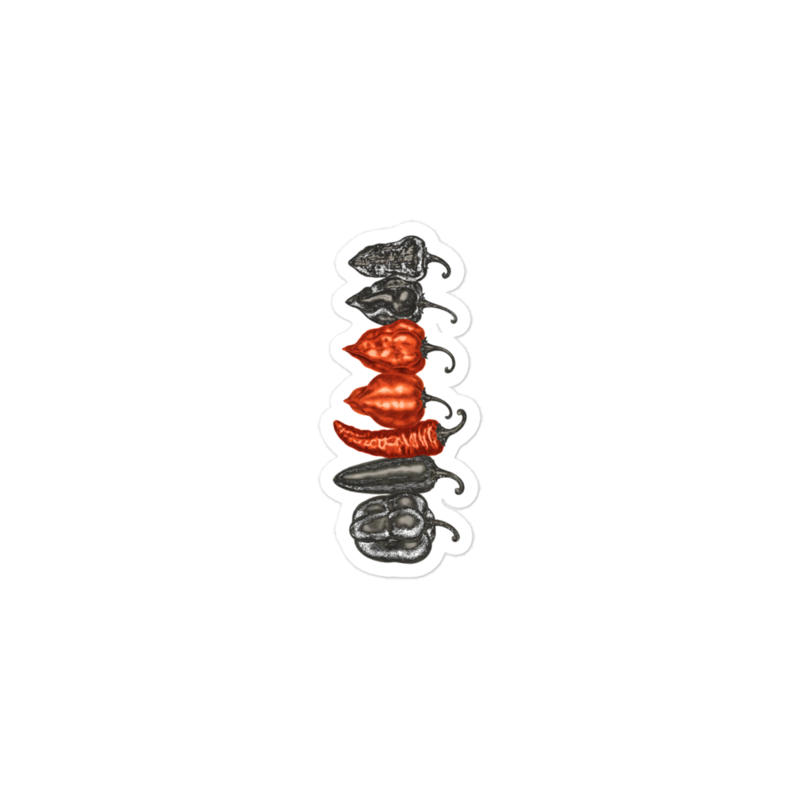 The Scale Sticker — Hot Sauce merch