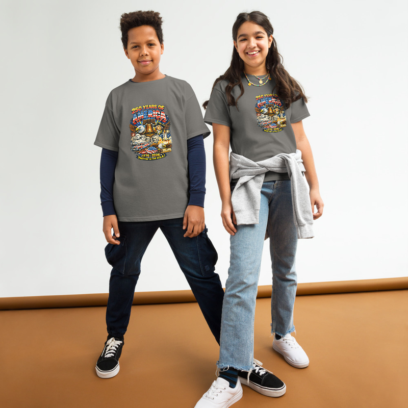 250 Years of Fun Youth classic tee – XL, Charcoal