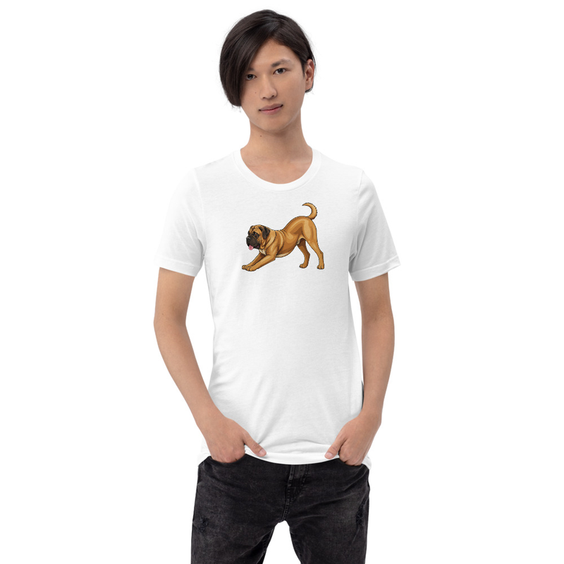 Downward Dog Mastiff Unisex T-Shirt