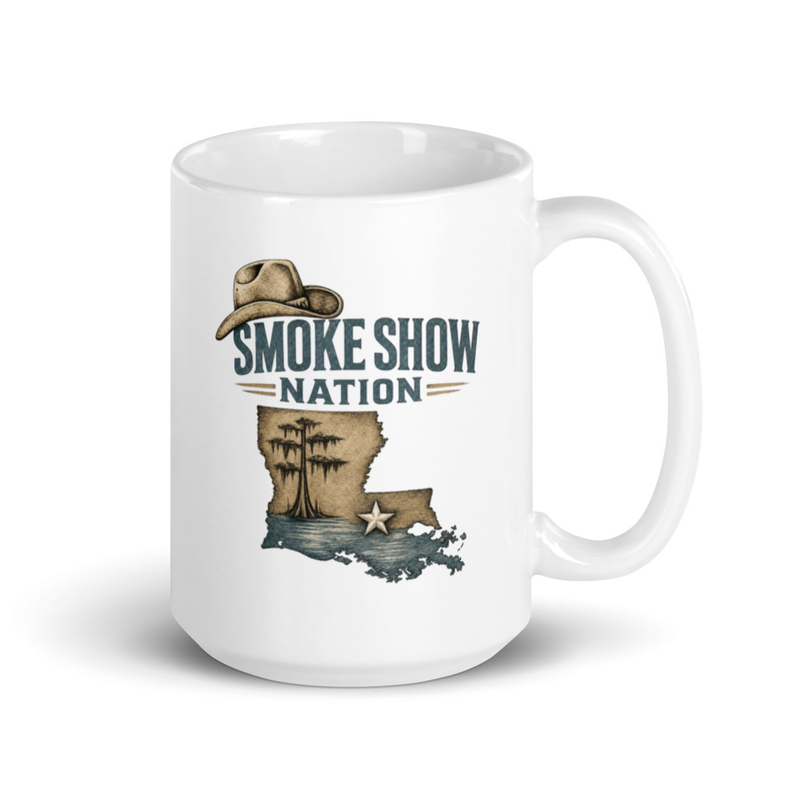 Smoke Show Nation Heritage Mug (Magnolia White)