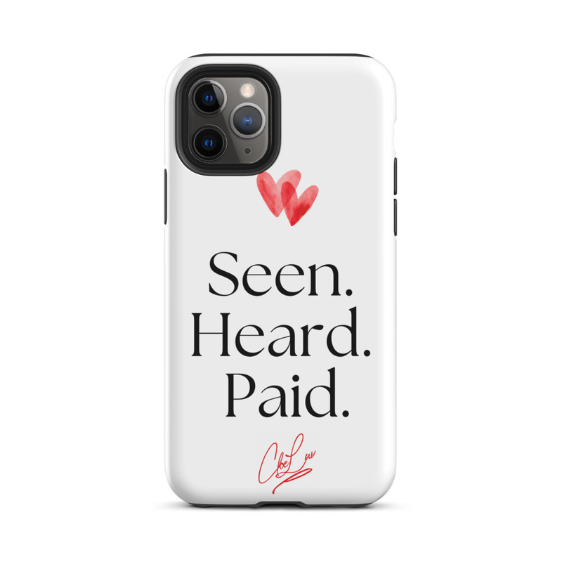 Seen. Heard. Paid. Iphone Case – iPhone 11 Pro, Matte