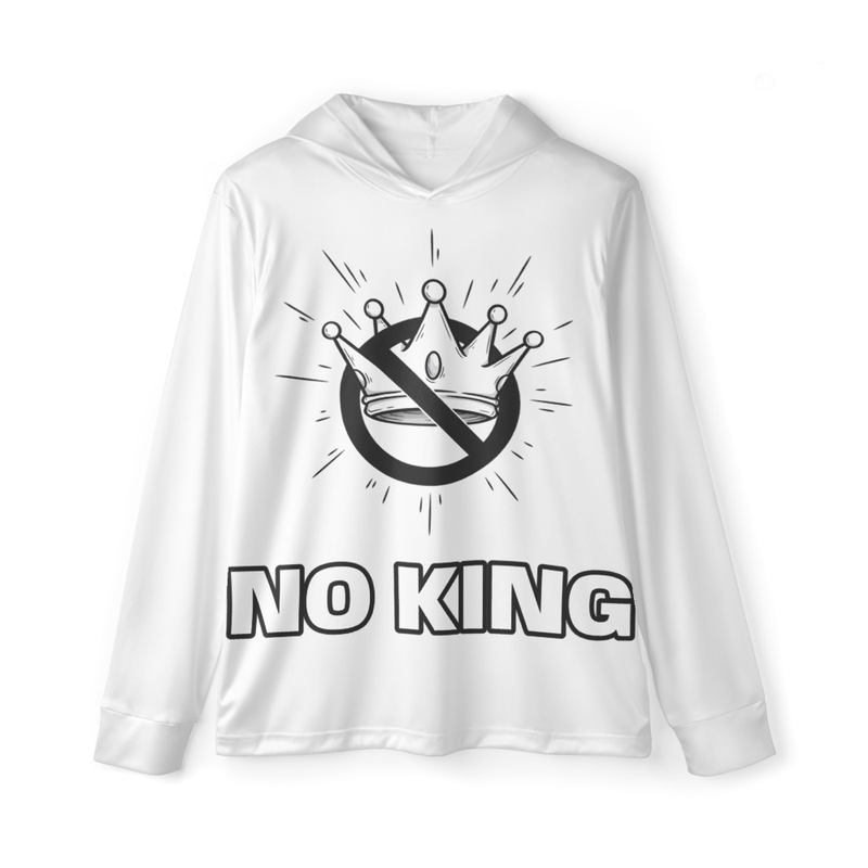 No Kings BW-Sports warmup hoodie