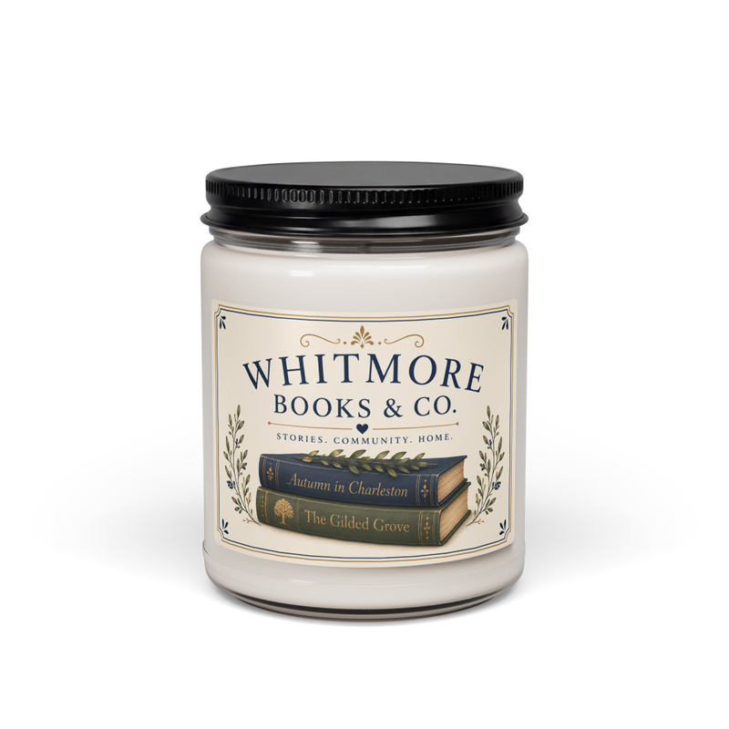 Whitmore Books & Co Scented soy candle