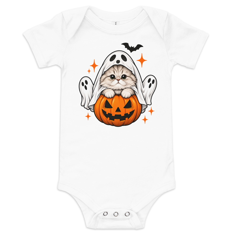 Infant Halloween Baby short sleeve one piece suit.  Fantastic gift item for the new born. – view 4