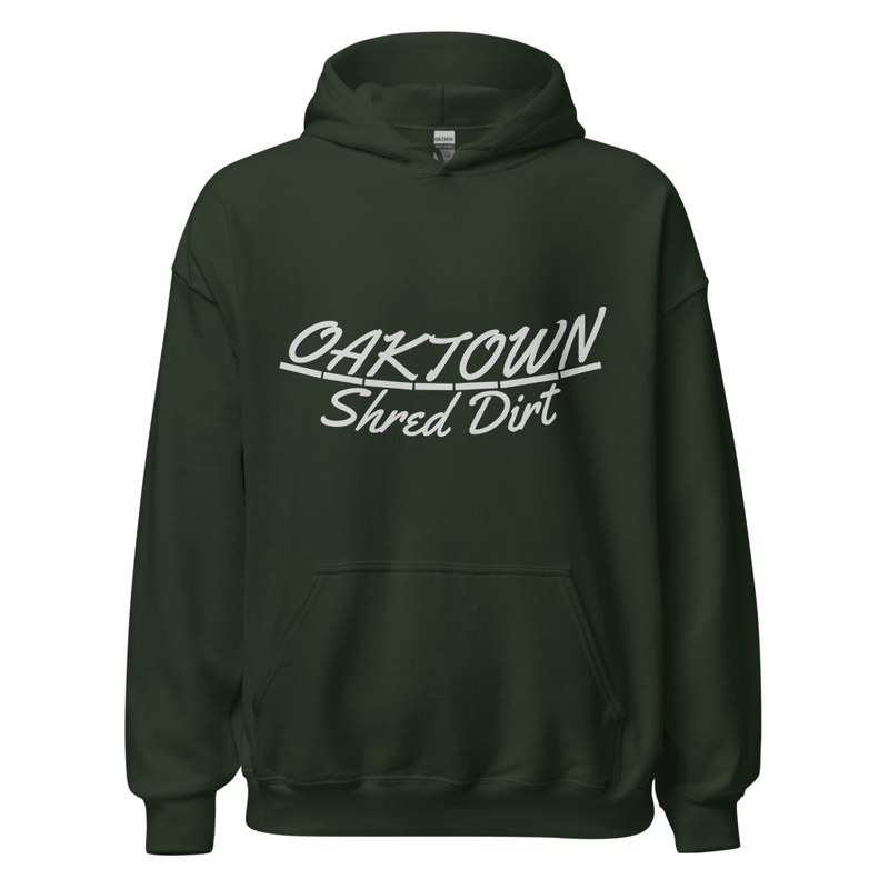 Unisex Hoodie Silver Text