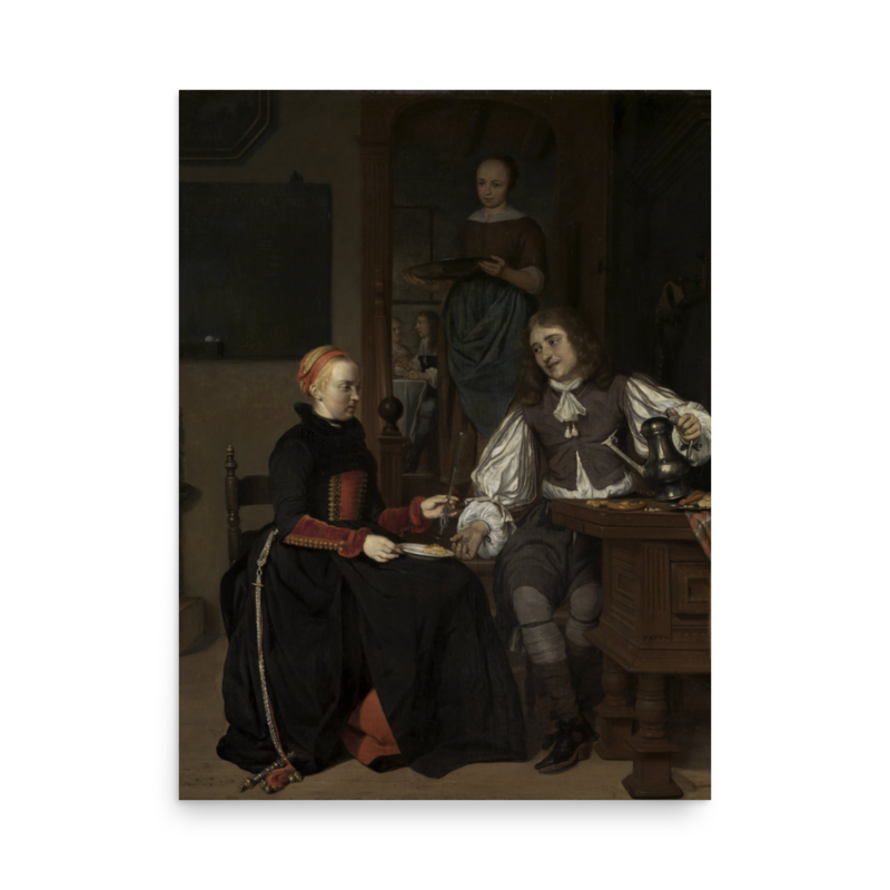 Young Couple at Breakfast
