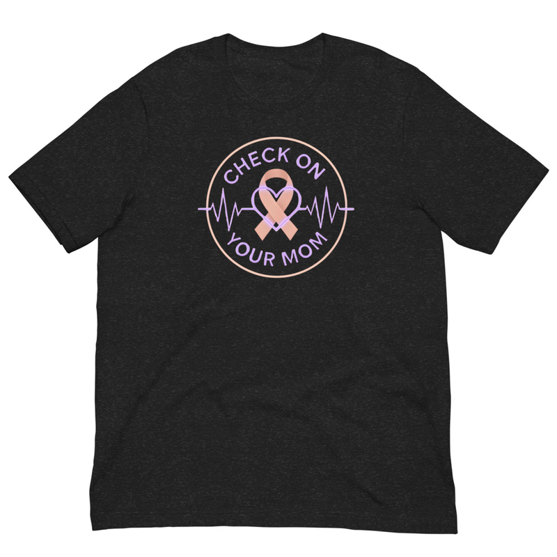 Check On Your Mom Logo t-shirt