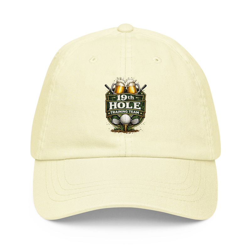 19th Hole Pastel baseball hat – One size, Pastel Lemon