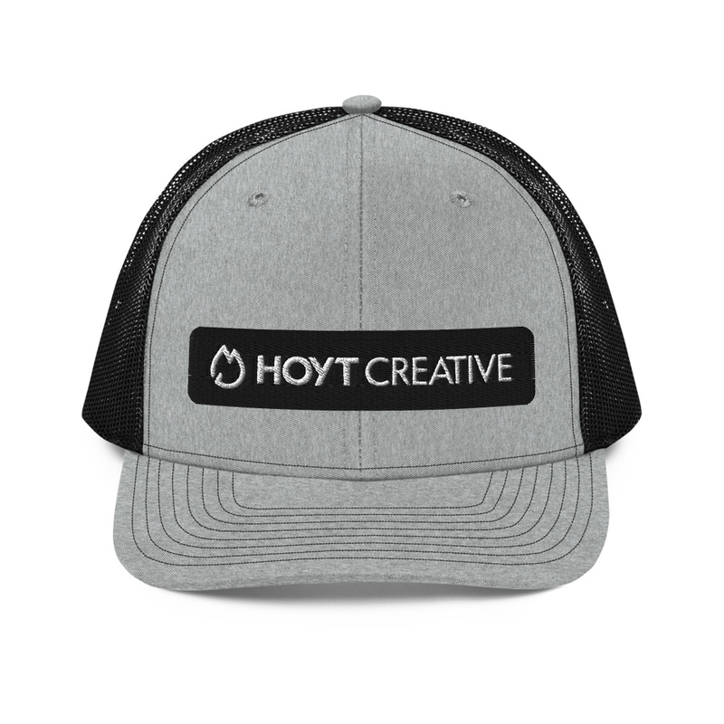 Hoyt Creative Black Label Patch Trucker Cap