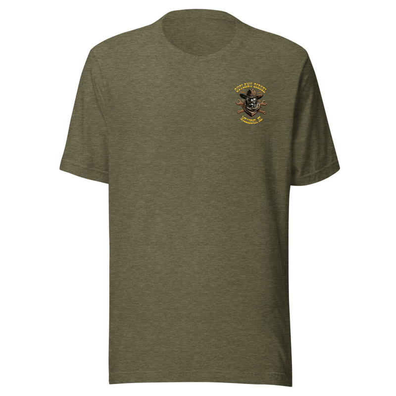 Outlaws Diesel Unisex t-shirt – XL, Heather Olive