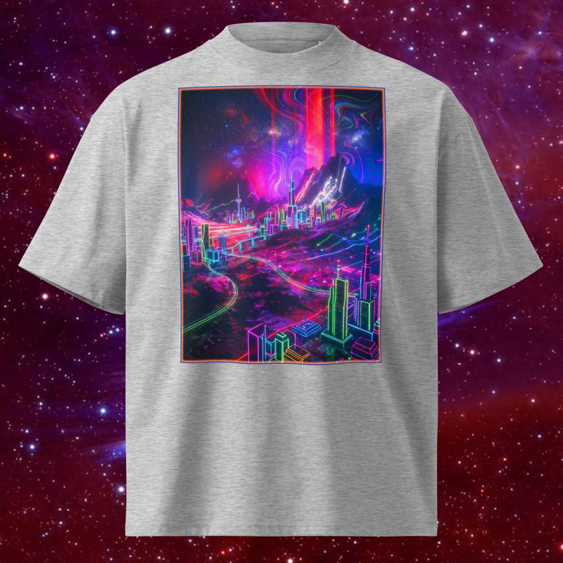 Space Rock Neon City - Space Rock Neon City / Heather Grey / S