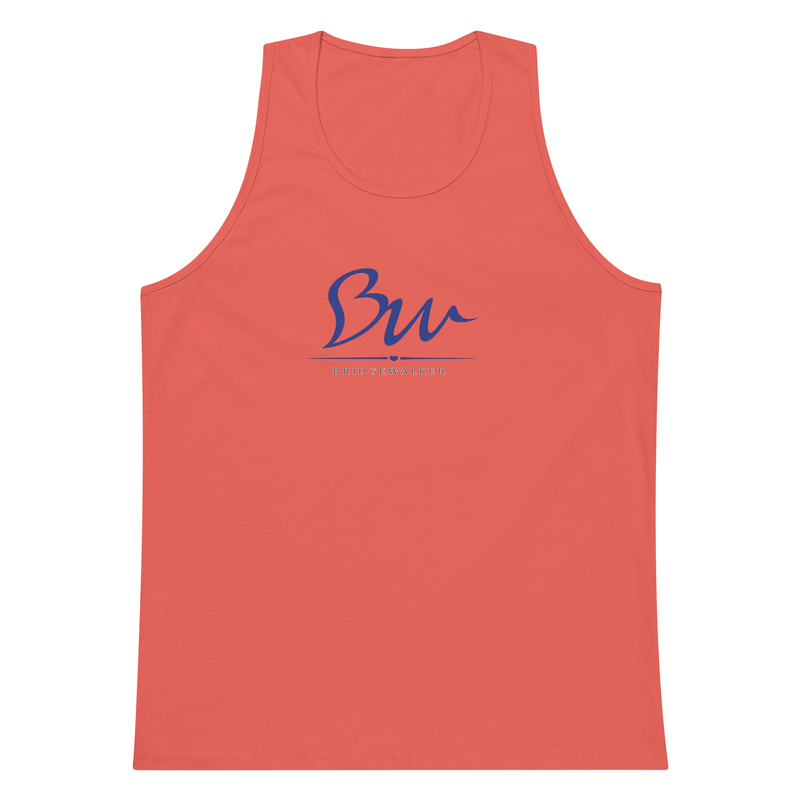 BridgeWalker Unisex Premium Tank Top - Own Asphalt Edition – 2XL, Coral
