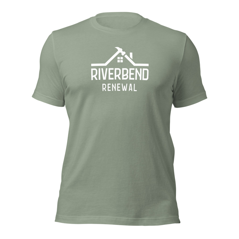 Riverbend Renewal: "Live/Love" Tee – XS, Sage