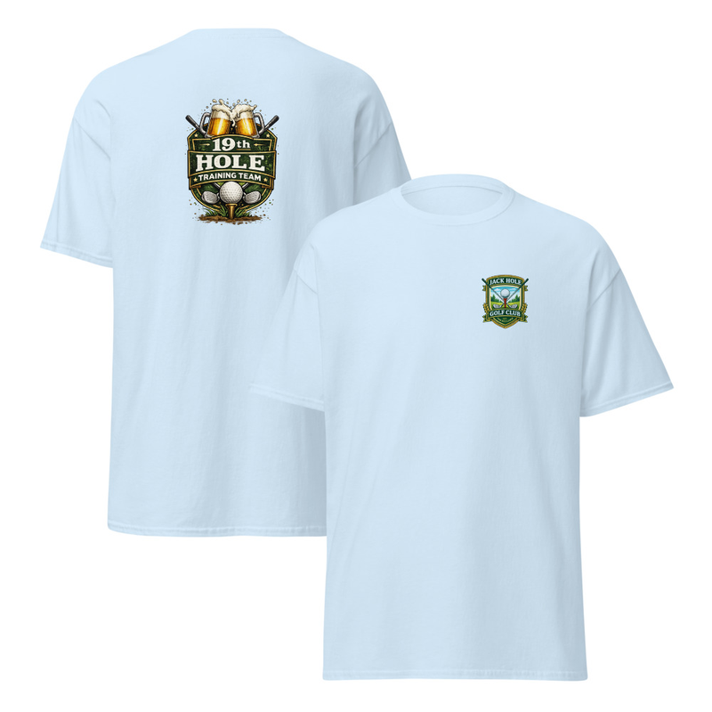 19th Hole Training Team (Woman's) Unisex classic tee – S, Light Blue