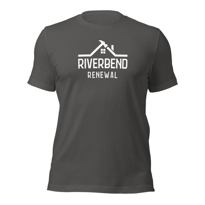 Riverbend Renewal: "Live/Love" Tee – L, Asphalt
