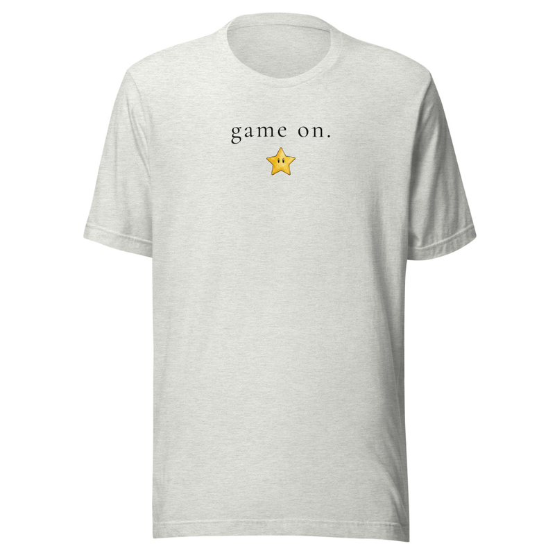 Game On Tee – 3XL, Ash