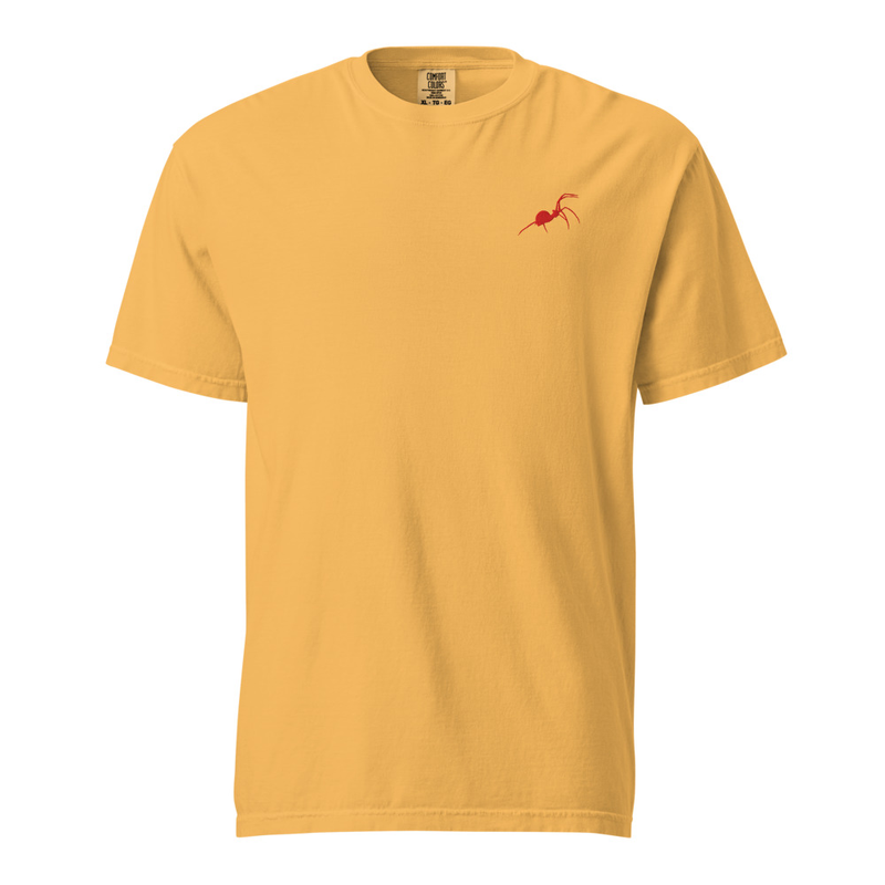Mustard Heavyweight Spider T-Shirt