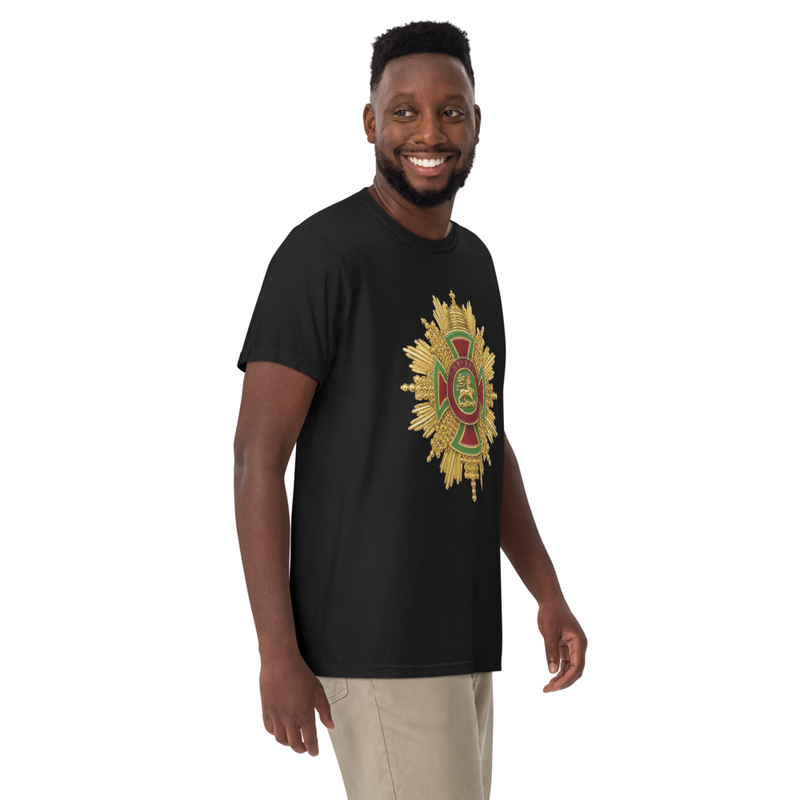 Unisex RTV-HC-0007 Imperial Order of the Seal of Solomon garment-dyed heavyweight t-shirt – M, Black