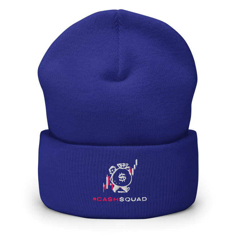 #CashSquad Beanie v.2 – One size, Royal