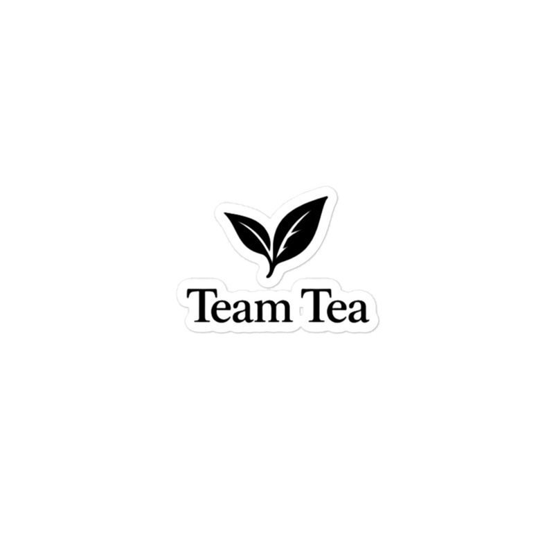 Bubble-free stickers Team Tea