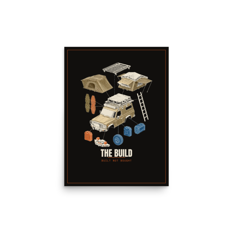 The Build Poster mockup