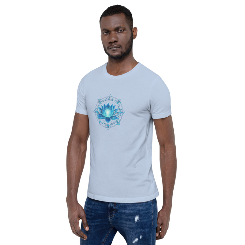 Data Lotus Unisex t-shirt – XL, Baby Blue