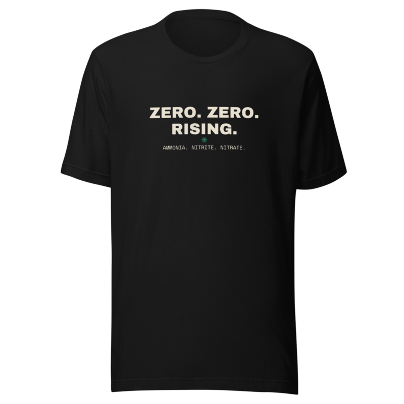 ZERO. ZERO. RISING. Tee — Reef Aquariums merch