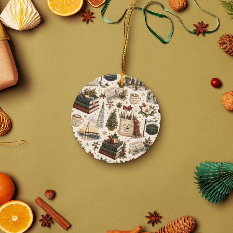 Whitmore Books Ceramic ornament