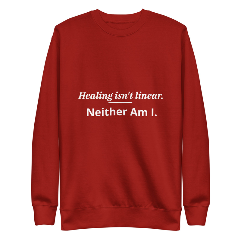 Healing isn't linear. Neither am I  – S, Cardinal
