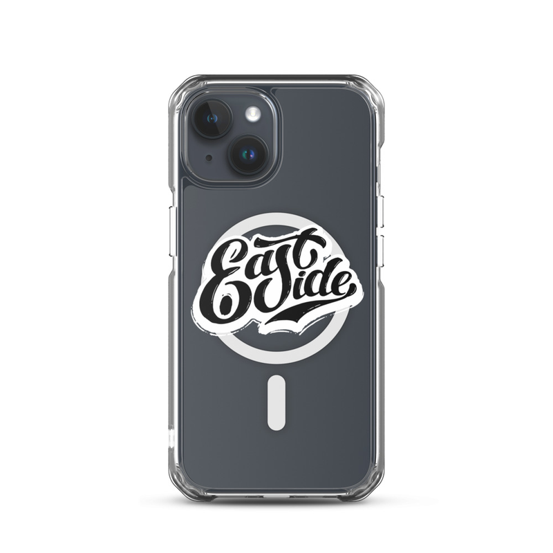EastSide Dark Logo MagSafe® clear case for iPhone® – Image 8