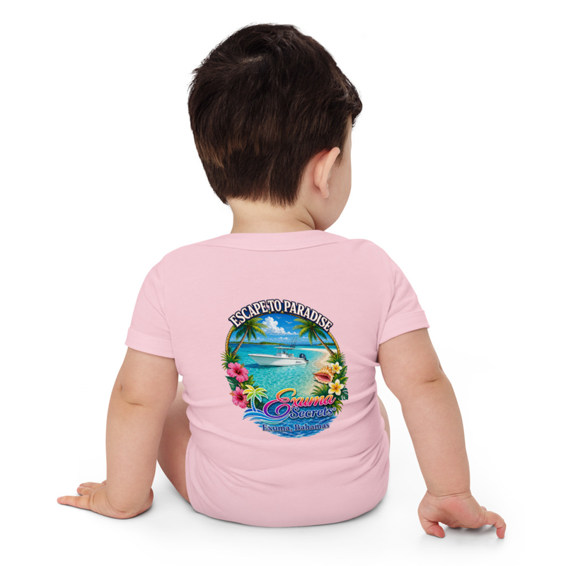 Escape to Paradise Baby short sleeve one piece
