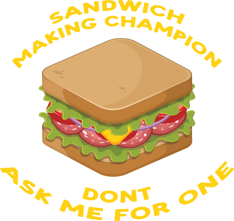 Sandwich Making Champion - Unisex Premium Hoodie - gabagool, sandwich, sammich, munchies, junk food, italian, salami, BLT,