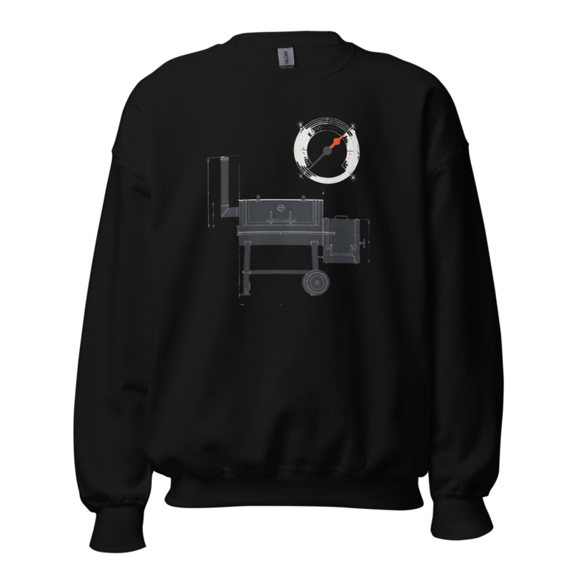 Offset Smoker Schematic Crewneck (Artist Series) mockup