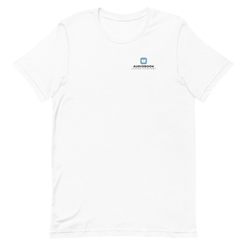 Audiobook Career Kickstart Premium T-shirt - Small Logo