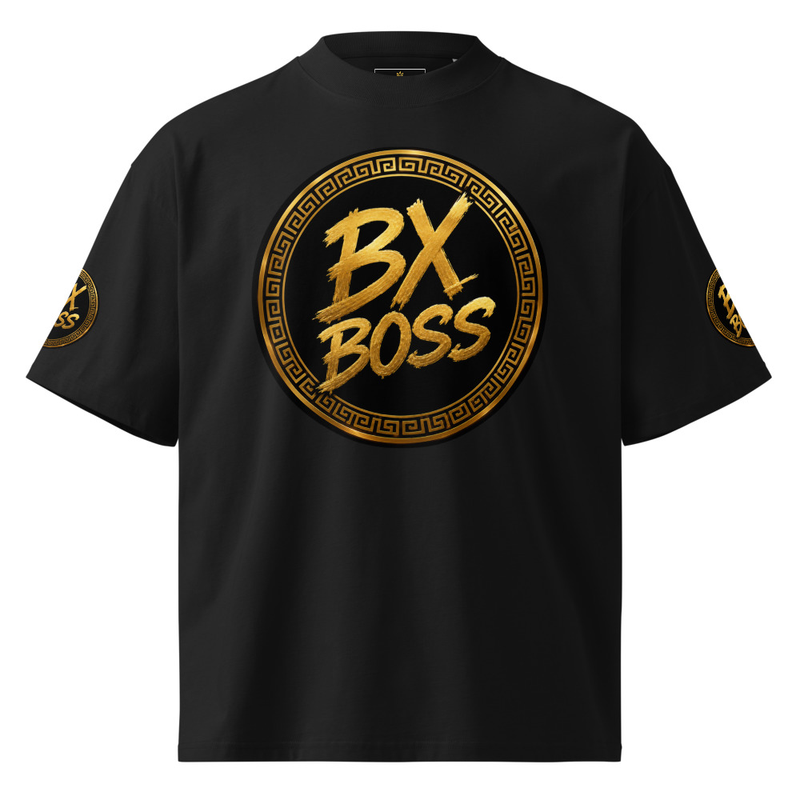 BX Boss Unisex organic oversized high neck t-shirt