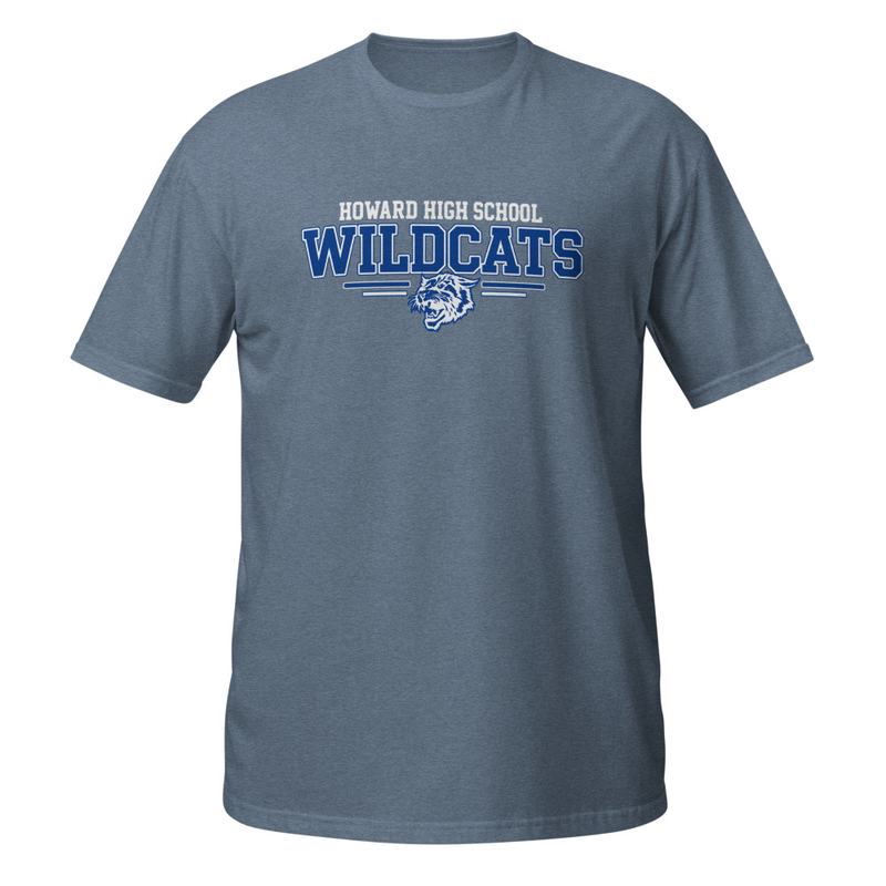 Howard Wildcats T-shirt – XL, Heather Indigo