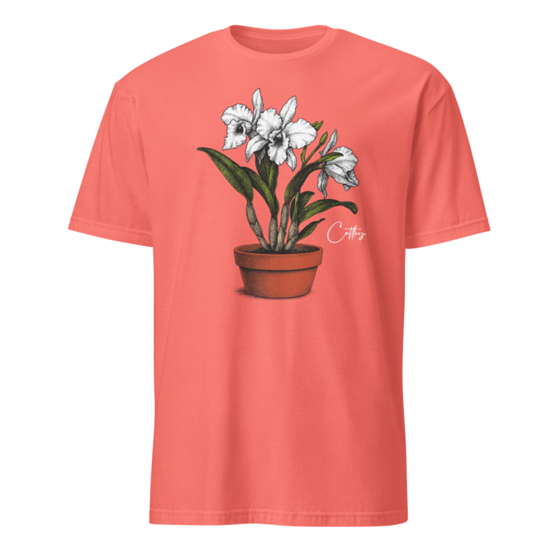 Cattleya Shirt v1 – M, Coral Silk
