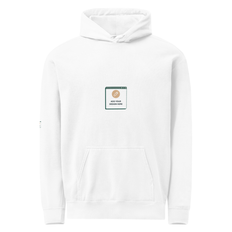 Unisex garment-dyed hoodie / S