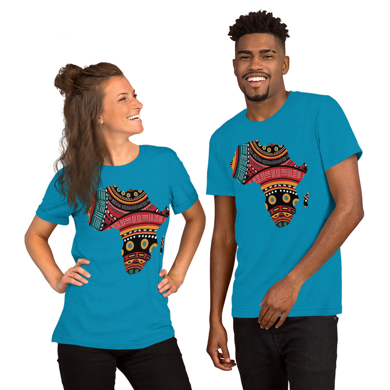 AFRIKA Unisex t-shirt – S, Aqua