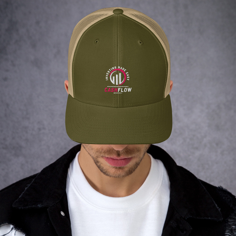 Cashflow Investing Inc Hat v.2 – One size, Moss/ Khaki