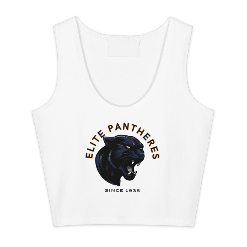 elite panthers crop top